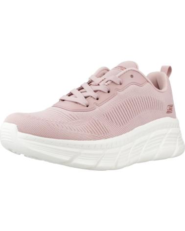 SKECHERS ZAPATILLAS BOBS FLEX ROSA 117385-BLSH NAN