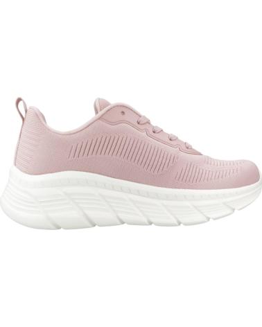 SKECHERS ZAPATILLAS BOBS FLEX ROSA 117385-BLSH NAN
