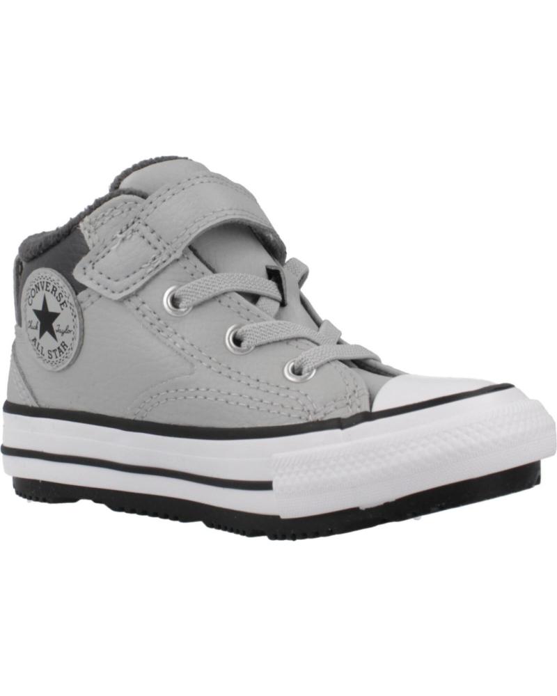 Zapatillas Converse Chuck Taylor Converse NiÃ±o Velcro Gris Chuck