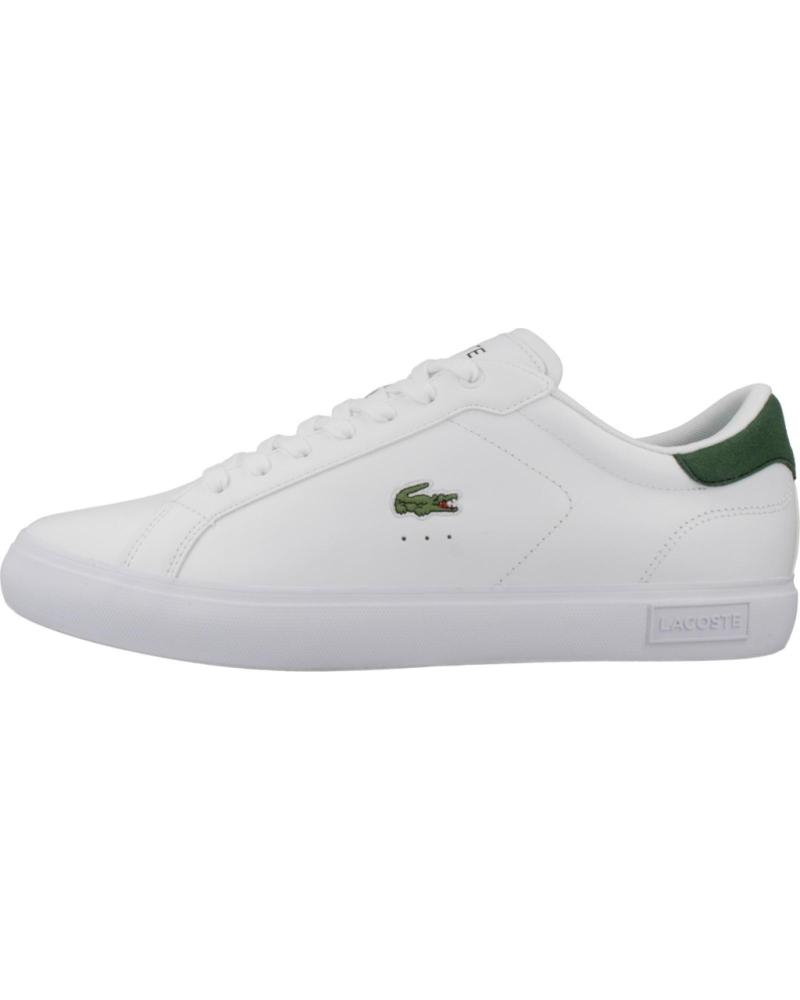LACOSTE POWERCOURT WHTDK WHITE SNEAKERS WHTDK