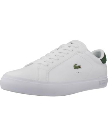 LACOSTE POWERCOURT WHTDK WHITE SNEAKERS WHTDK