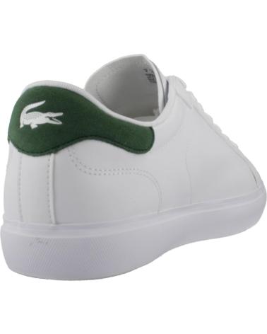 LACOSTE POWERCOURT WHTDK WHITE SNEAKERS WHTDK