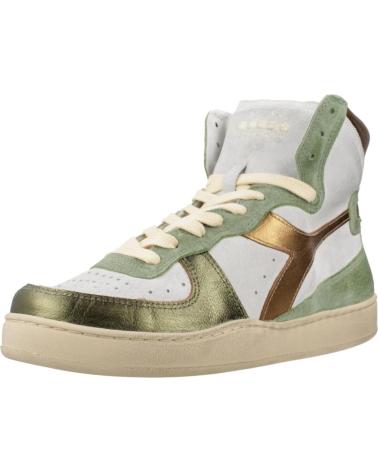 Deportivas de Mujer DIADORA ZAPATILLAS MUJER HERITAGE MODELO ALTO BASKET USED COLOR VERD 70278