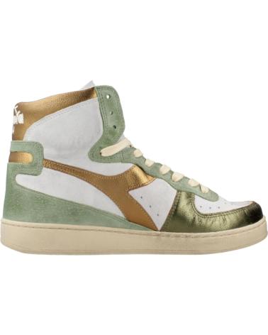 Deportivas de Mujer DIADORA ZAPATILLAS MUJER HERITAGE MODELO ALTO BASKET USED COLOR VERD 70278