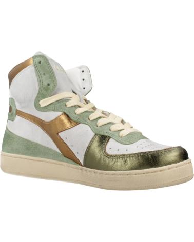 Deportivas de Mujer DIADORA ZAPATILLAS MUJER HERITAGE MODELO ALTO BASKET USED COLOR VERD 70278