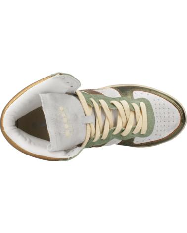 Deportivas de Mujer DIADORA ZAPATILLAS MUJER HERITAGE MODELO ALTO BASKET USED COLOR VERD 70278