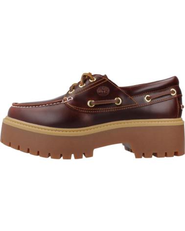 Mocassini TIMBERLAND  per Donna MOCASINES MUJER MODELO STONE STREET BOAT SHOE COLOR MARRON R  ROOTBEER