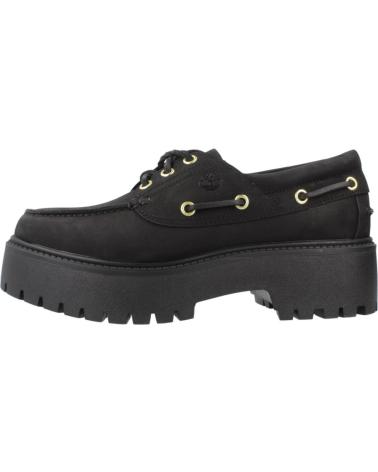 Mocassini TIMBERLAND  per Donna MOCASINES MUJER MODELO STONE STREET BOAT SHOE COLOR NEGRO BL  BLACK