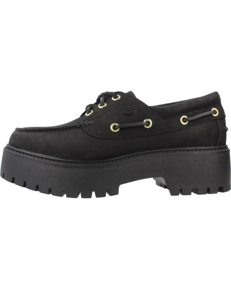 Mocassini TIMBERLAND  per Donna MOCASINES MUJER MODELO STONE STREET BOAT SHOE COLOR NEGRO BL  BLACK