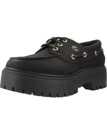 Mocassini TIMBERLAND  per Donna MOCASINES MUJER MODELO STONE STREET BOAT SHOE COLOR NEGRO BL  BLACK