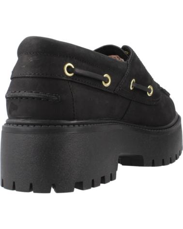 Mocassini TIMBERLAND  per Donna MOCASINES MUJER MODELO STONE STREET BOAT SHOE COLOR NEGRO BL  BLACK