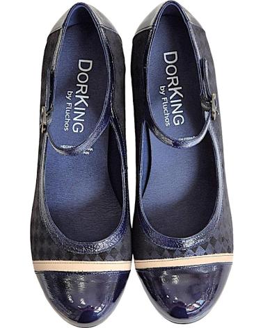 Zapatos DORKING  de Mujer ZAPATO DE TACON AZUL  CARCASNAPLASUGA MARINO MARINO PORCELANA