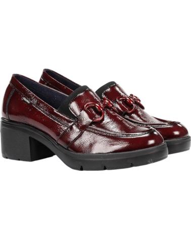 FLUCHOS MOKASSIN FUGAZ F2111 BORDEAUX LACK NAPLACK OPERA MIT ABSATZ NAPLACK OPERA