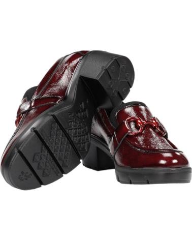 FLUCHOS MOKASSIN FUGAZ F2111 BORDEAUX LACK NAPLACK OPERA MIT ABSATZ NAPLACK OPERA