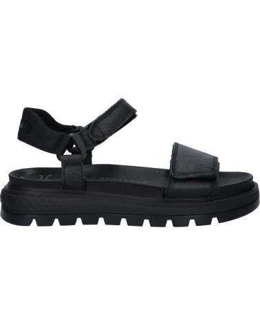 Sandalias de Mujer TIMBERLAND A2F2J RAY CITYANKLE STRAP BLACK FULL-GRAIN