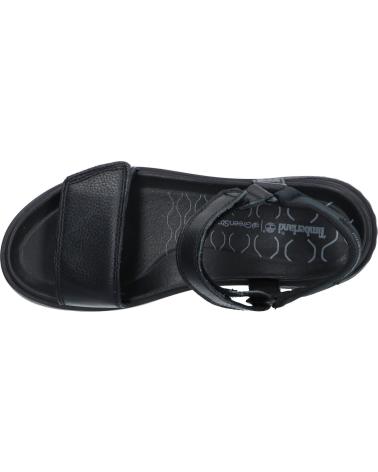 Sandales pour Femme TIMBERLAND A2F2J RAY CITYANKLE STRAP BLACK FULL-GRAIN