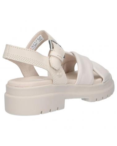 Sandalen für Damen TIMBERLAND A2A9K LONDON VIBE X STRAP WHITE FULL-GRAIN