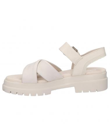 Sandalen für Damen TIMBERLAND A2A9K LONDON VIBE X STRAP WHITE FULL-GRAIN