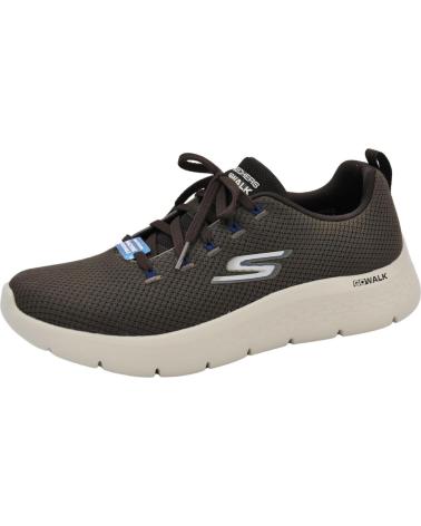 Man Trainers SKECHERS ZAPATILLAS GO WALK FLEX VESPID MARRON 216507-BRN  MARRóN