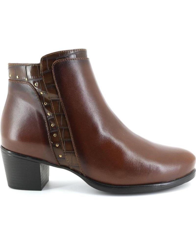 Woman Mid boots DESIREÉ DESIREE NEUS 15 BOTINES CON TACON PARA MUJER COLOR CU  CUERO