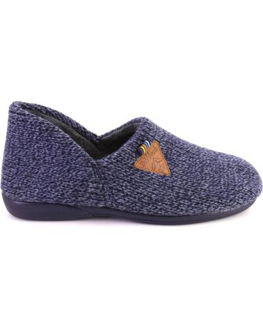 Calzado de casa DEVALVERDE  de Hombre 3529 ZAPATILLAS DE CASA DE HOMBRE  AZUL MARINO
