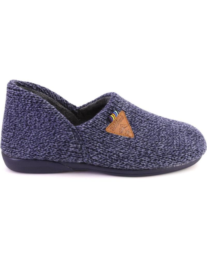 Calzado de casa DEVALVERDE  de Hombre 3529 ZAPATILLAS DE CASA DE HOMBRE  AZUL MARINO