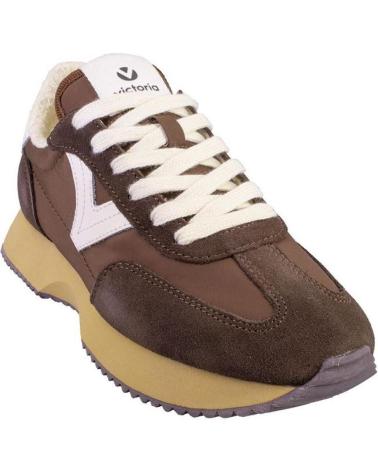 Deportivas de Mujer VICTORIA 113410 ZAPATILLAS CASUAL DE MUJER PIEL MARRON