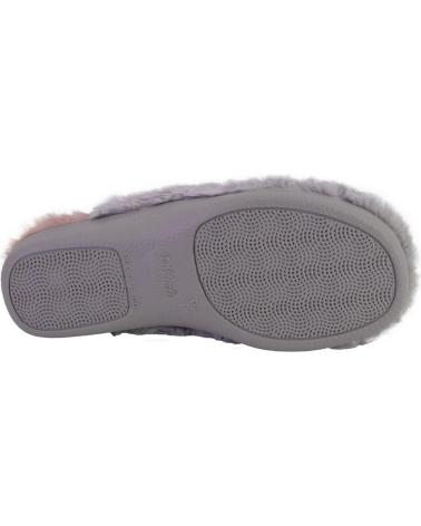 Calzado de casa DEVALVERDE  de Mujer 1163 ZAPATILLAS DE CASA DE MUJER  GRIS