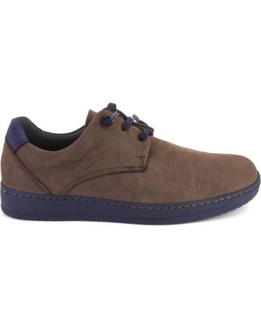 Zapatos PITILLOS  de Hombre 40061 ZAPATOS DE HOMBRE NOBUK  MARRON