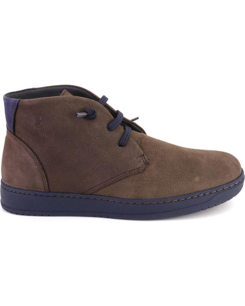 Bottines PITILLOS  pour Homme 40062 BOTAS DE HOMBRE NOBUK  MARRON