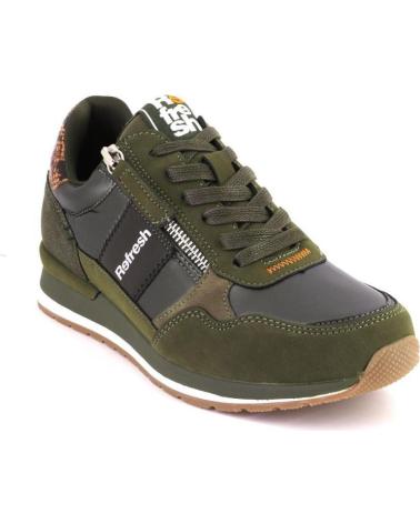 Zapatillas deporte REFRESH  de Mujer 172329 ZAPATILLAS CASUAL DE MUJER  KAKI