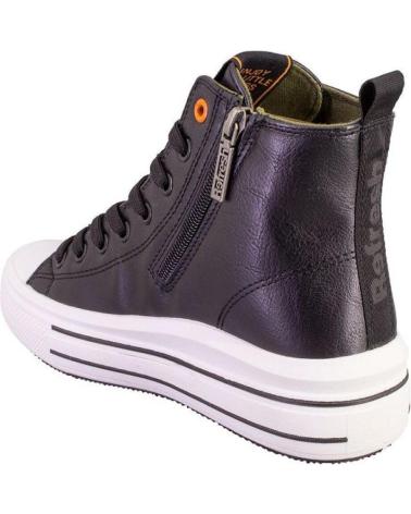 Sapatilhas REFRESH  de Mulher 172284 ZAPATILLAS CASUAL DE MUJER  NEGRO