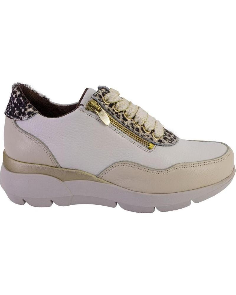 Zapatillas deporte NIVAL  de Mujer DAMA-24 ZAPATILLAS CASUAL DE MUJER PIEL  HIELO