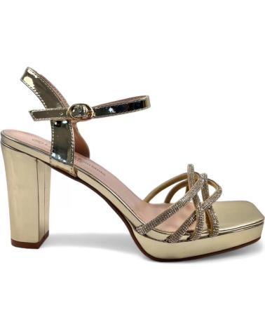 Sandales TIMBOS  pour Femme SANDALIA TACON FIESTA MUJER ORO 130311  AMARILLO