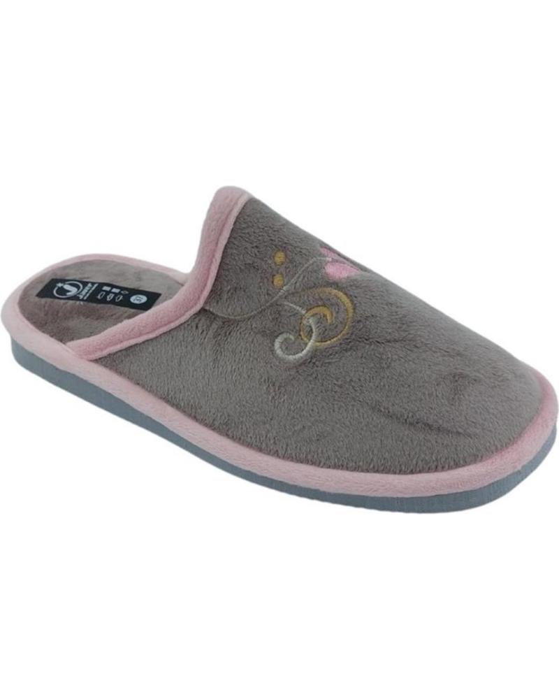 Pantofole JAVER  per Donna ZAPATILLAS OTONO INVIERNO 32-272  GRIS