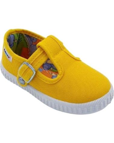 Deportivas JAVER  de Niña y Niño SANDALIA TELA VARIOS 16481  AMARILLO