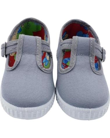 Sportif JAVER  pour Fille et Garçon SANDALIA TELA VARIOS 16481  GRIS