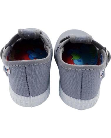 Sportif JAVER  pour Fille et Garçon SANDALIA TELA VARIOS 16481  GRIS