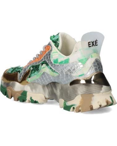 Zapatillas deporte EXE  de Mujer 22E10-3  PU GREEN GOLD