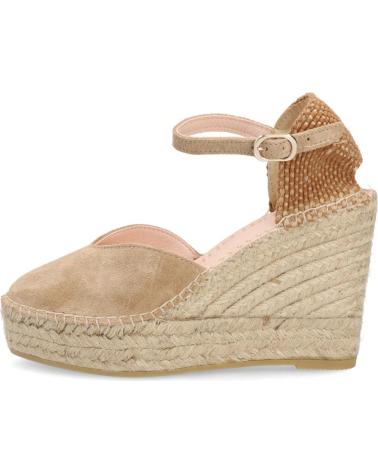 Chaussures MACARENA  pour Femme ALPARGATAS ALBA 06 TAUPE  TAUPE