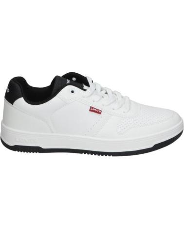 Zapatillas deporte LEVIS  de Hombre DEPORTIVO CASUAL SINTETICO CON SUELA DE GOMA  BLANCO NEGRO