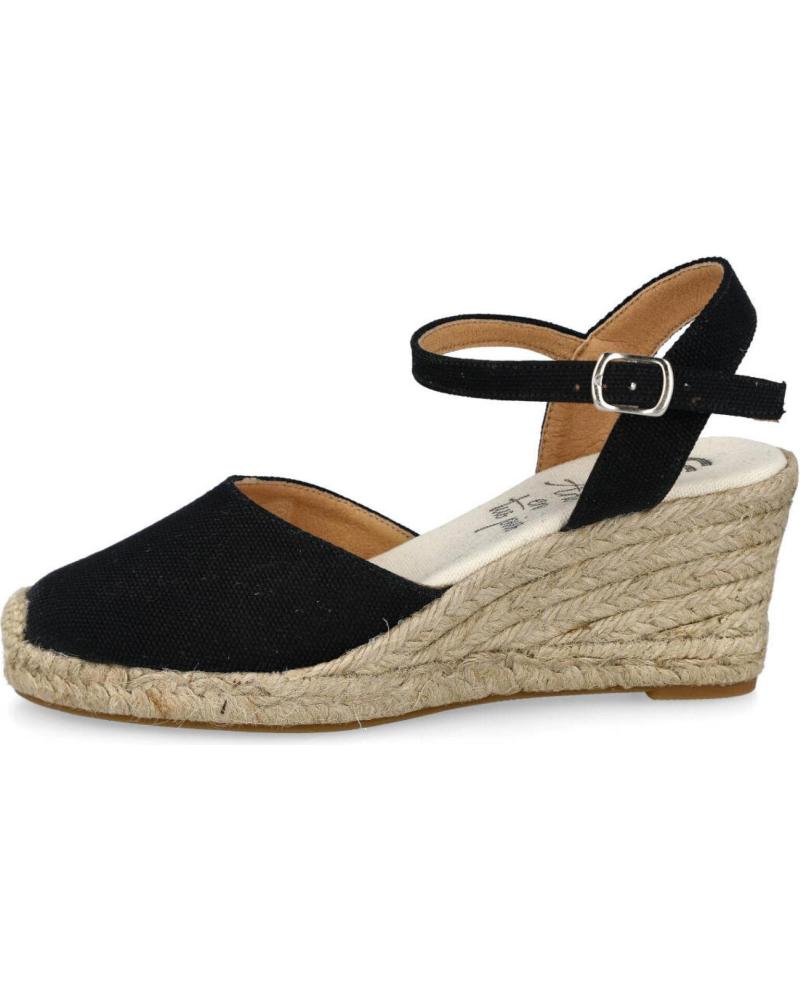 Zapatos de cuña BUBBLE BOBBLE  de Mujer 540 ALPARGATAS CUNA ESPARTO MUJER  NEGRO