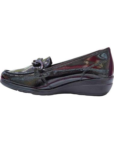 Chaussures 24 HORAS  pour Femme MOCASINES CHAROL NEGROS  PALAK-S NEGRO