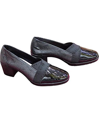 Zapatos 24 HORAS  de Mujer ZAPATO CHAROL NEGRO  PALAK-S NEGRO-NEPAL-S NEGRO