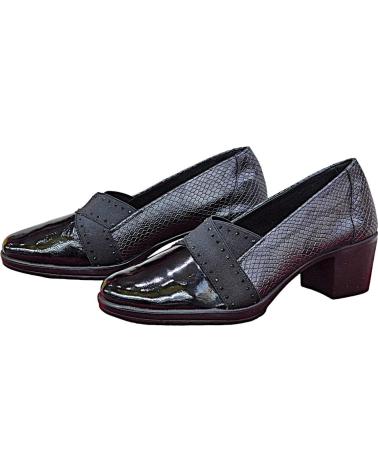 Zapatos 24 HORAS  de Mujer ZAPATO CHAROL NEGRO  PALAK-S NEGRO-NEPAL-S NEGRO