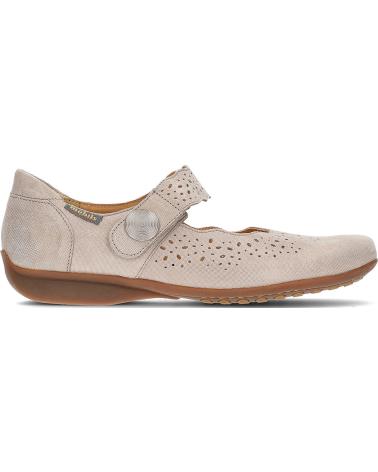 Woman Flat shoes MEPHISTO MANOLETINAS FABIENNE W  TAUPE
