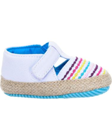 Chaussures OTRAS MARCAS  pour Fille et Garçon ZAPATOS FLEXIBLES CON CIERRE DE TIRA DE VELCRO 25252 BEBE  AZUL