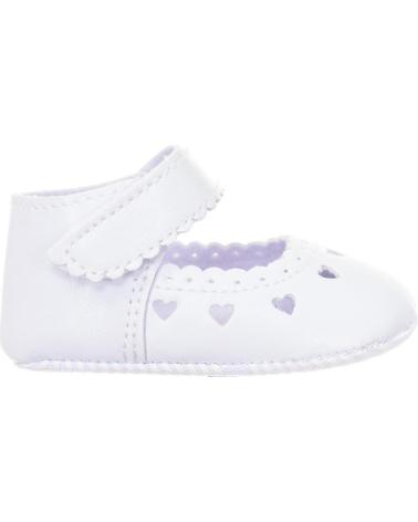 Zapatos OTRAS MARCAS  de Niña ZAPATOS FLEXIBLES CON CIERRE DE TIRA EN EL TOBILLO 25215 BEB  BLANCO