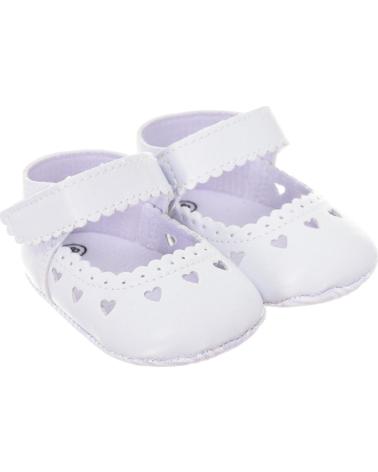Zapatos OTRAS MARCAS  de Niña ZAPATOS FLEXIBLES CON CIERRE DE TIRA EN EL TOBILLO 25215 BEB  BLANCO