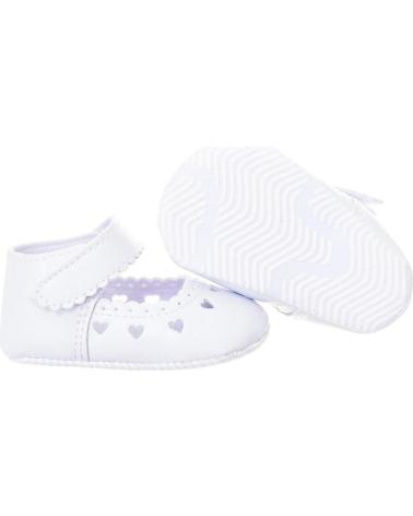 Zapatos OTRAS MARCAS  de Niña ZAPATOS FLEXIBLES CON CIERRE DE TIRA EN EL TOBILLO 25215 BEB  BLANCO